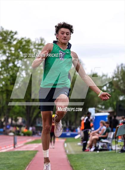Thumbnail 2 in CHSAA Track & Field 5A Championships (Boys Long Jump) photogallery.