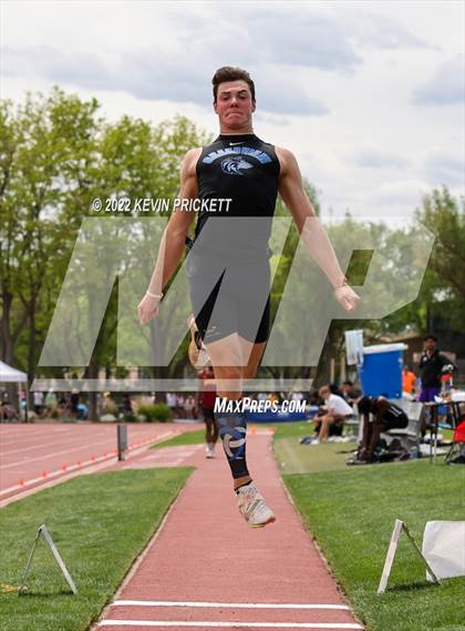 Thumbnail 3 in CHSAA Track & Field 5A Championships (Boys Long Jump) photogallery.