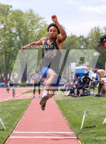 Thumbnail 2 in CHSAA Track & Field 5A Championships (Boys Long Jump) photogallery.