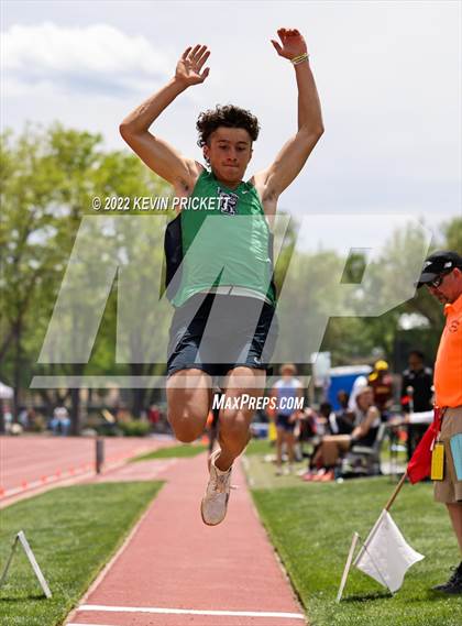 Thumbnail 2 in CHSAA Track & Field 5A Championships (Boys Long Jump) photogallery.