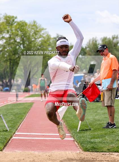 Thumbnail 2 in CHSAA Track & Field 5A Championships (Boys Long Jump) photogallery.