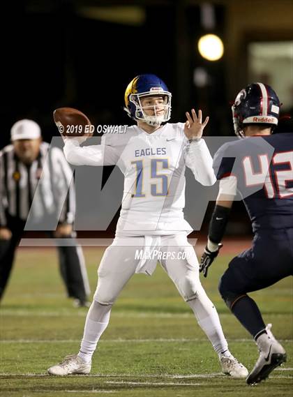 Thumbnail 1 in Rancho Cotate vs. Bakersfield Christian (CIF 3-A State Final) photogallery.