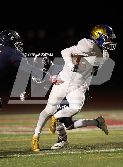 Thumbnail 1 in Rancho Cotate vs. Bakersfield Christian (CIF 3-A State Final) photogallery.