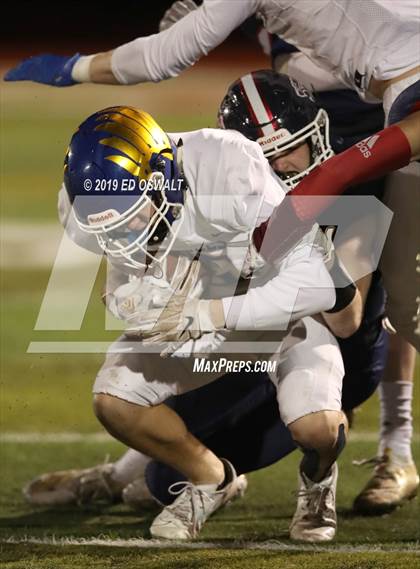 Thumbnail 1 in Rancho Cotate vs. Bakersfield Christian (CIF 3-A State Final) photogallery.