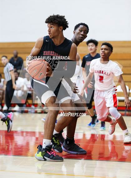 Thumbnail 1 in Crossroads vs. George Washington Prep (Wolverine invitational) photogallery.