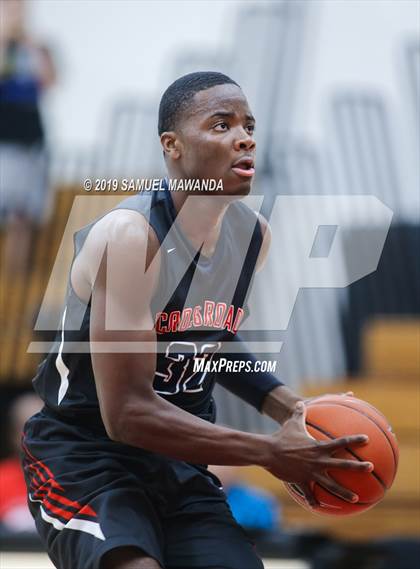 Thumbnail 1 in Crossroads vs. George Washington Prep (Wolverine invitational) photogallery.