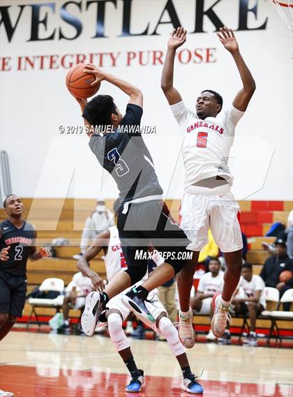Thumbnail 1 in Crossroads vs. George Washington Prep (Wolverine invitational) photogallery.