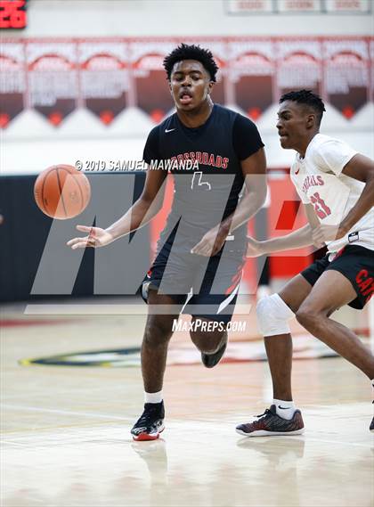 Thumbnail 1 in Crossroads vs. George Washington Prep (Wolverine invitational) photogallery.