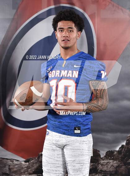 Thumbnail 2 in Bishop Gorman (Preseason Football Photoshoot) photogallery.