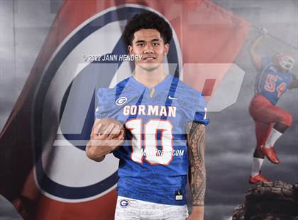 Thumbnail 1 in Bishop Gorman (Preseason Football Photoshoot) photogallery.