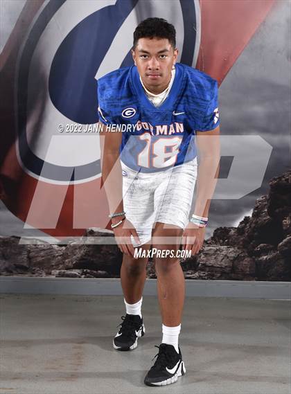 Thumbnail 3 in Bishop Gorman (Preseason Football Photoshoot) photogallery.