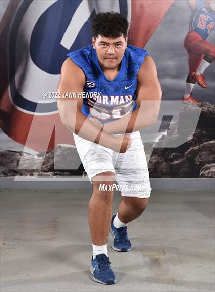 Thumbnail 2 in Bishop Gorman (Preseason Football Photoshoot) photogallery.