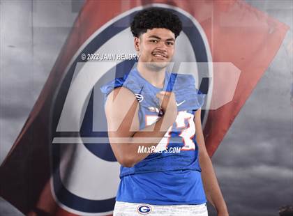 Thumbnail 2 in Bishop Gorman (Preseason Football Photoshoot) photogallery.