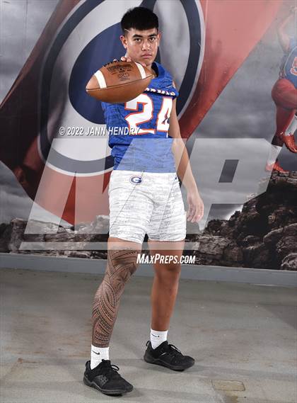 Thumbnail 2 in Bishop Gorman (Preseason Football Photoshoot) photogallery.
