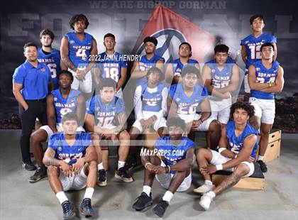 Thumbnail 1 in Bishop Gorman (Preseason Football Photoshoot) photogallery.