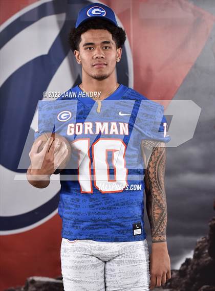Thumbnail 3 in Bishop Gorman (Preseason Football Photoshoot) photogallery.