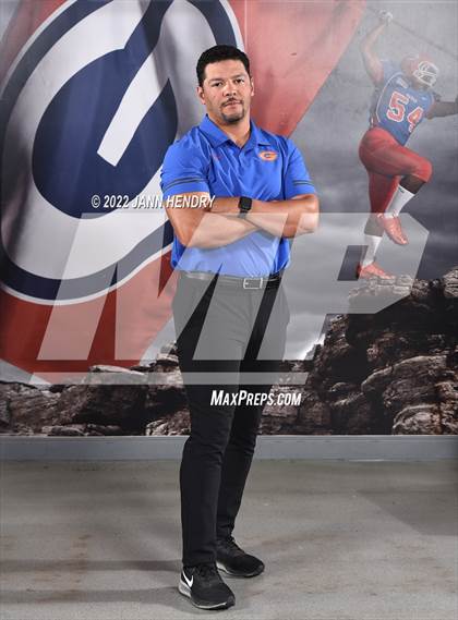 Thumbnail 2 in Bishop Gorman (Preseason Football Photoshoot) photogallery.