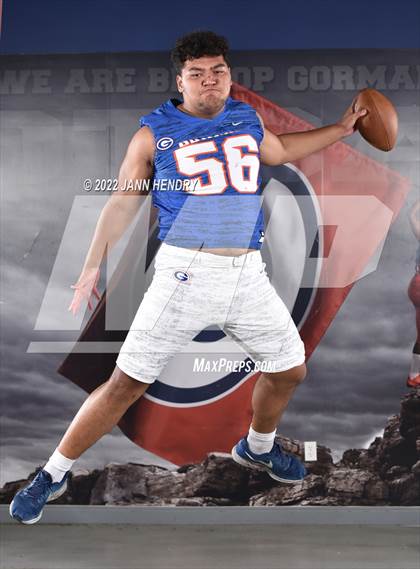 Thumbnail 2 in Bishop Gorman (Preseason Football Photoshoot) photogallery.