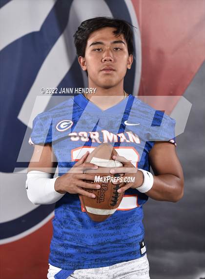 Thumbnail 2 in Bishop Gorman (Preseason Football Photoshoot) photogallery.