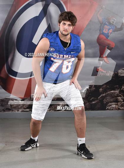 Thumbnail 2 in Bishop Gorman (Preseason Football Photoshoot) photogallery.