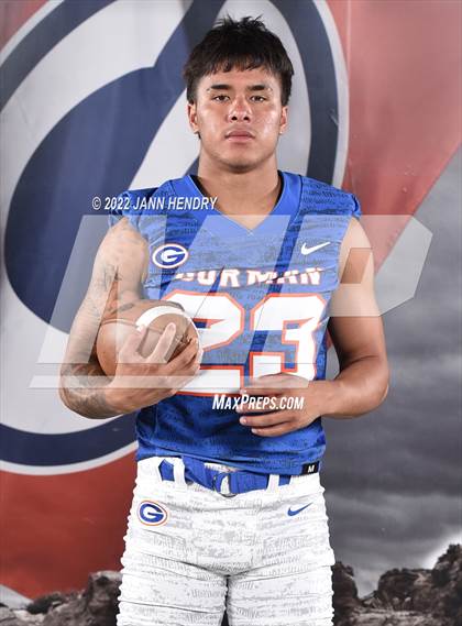 Thumbnail 2 in Bishop Gorman (Preseason Football Photoshoot) photogallery.