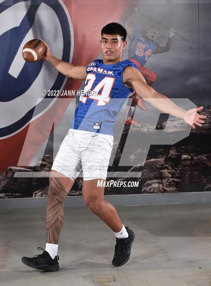 Thumbnail 3 in Bishop Gorman (Preseason Football Photoshoot) photogallery.