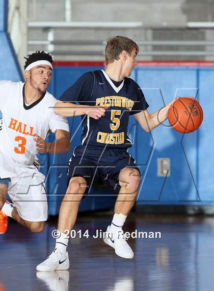 Thumbnail 2 in Prestonwood Christian vs. Hall (Thanksgiving Hoopfest) photogallery.