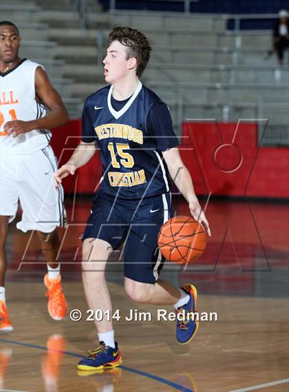 Thumbnail 3 in Prestonwood Christian vs. Hall (Thanksgiving Hoopfest) photogallery.