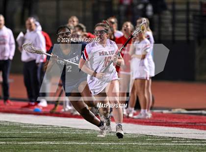 Thumbnail 2 in Milton vs Creekview (Scrimmage) photogallery.
