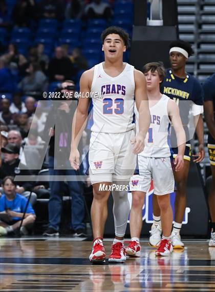 Thumbnail 2 in Westlake vs McKinney (UIL 6A State Semifinal) photogallery.