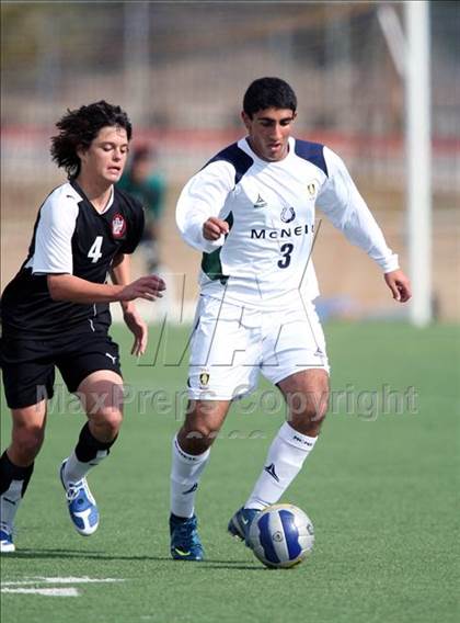 Thumbnail 1 in Creekview vs McNeil (RRISD Soccer Classic) photogallery.