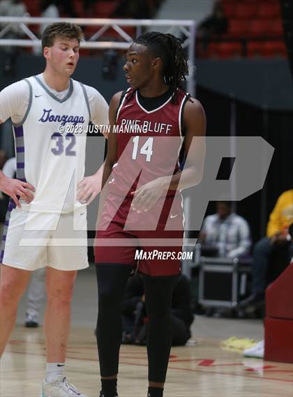 Thumbnail 1 in Pine Bluff vs. Gonzaga (King Cotton Classic) photogallery.