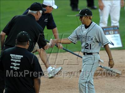 Thumbnail 2 in Diamond Ranch vs. Northview (CIF SS D4 Final) photogallery.