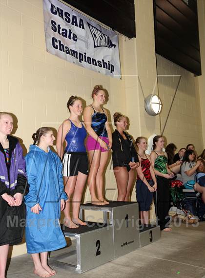 Thumbnail 2 in CHSAA 4A State Swimming Championships photogallery.
