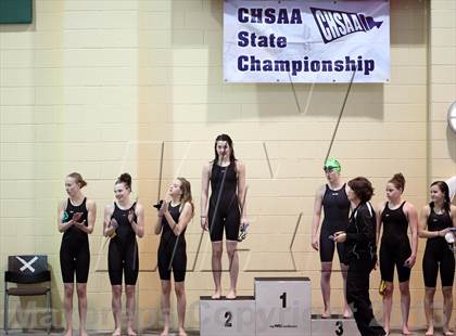 Thumbnail 1 in CHSAA 4A State Swimming Championships photogallery.