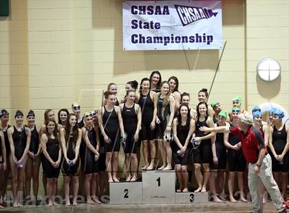 Thumbnail 3 in CHSAA 4A State Swimming Championships photogallery.