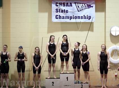 Thumbnail 3 in CHSAA 4A State Swimming Championships photogallery.
