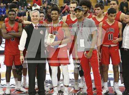 Thumbnail 1 in Long Island Lutheran vs. Central Catholic (Spalding Hoophall Classic) photogallery.