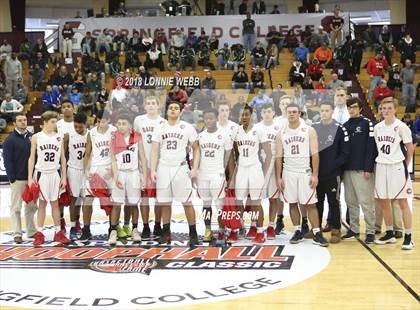 Thumbnail 2 in Long Island Lutheran vs. Central Catholic (Spalding Hoophall Classic) photogallery.