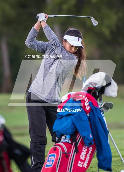 Thumbnail 1 in CIF CCS Masters Girls Golf Championships photogallery.