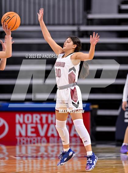 Thumbnail 3 in Pyramid Lake vs. Pahranagat Valley (NIAA 1A State Semifinals) photogallery.