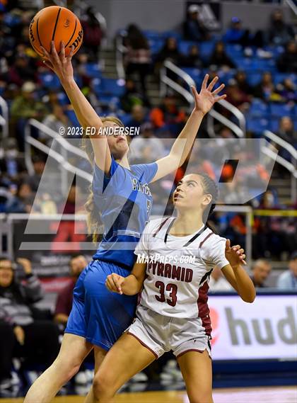 Thumbnail 3 in Pyramid Lake vs. Pahranagat Valley (NIAA 1A State Semifinals) photogallery.