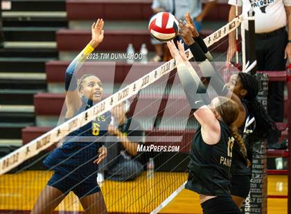 Thumbnail 2 in Highland Park vs Plano East (Volleypalooza Gold Division Semifinal Consolation) photogallery.
