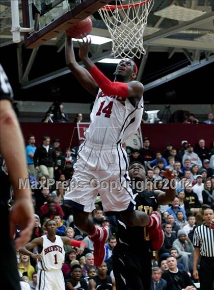 Thumbnail 1 in Brewster Academy vs. Tilton School (Spalding Hoophall Classic) photogallery.