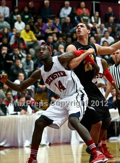 Thumbnail 1 in Brewster Academy vs. Tilton School (Spalding Hoophall Classic) photogallery.