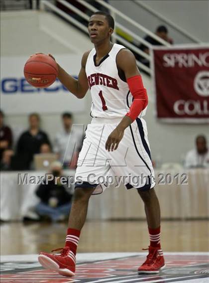 Thumbnail 1 in Brewster Academy vs. Tilton School (Spalding Hoophall Classic) photogallery.