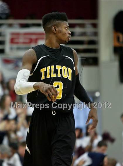 Thumbnail 1 in Brewster Academy vs. Tilton School (Spalding Hoophall Classic) photogallery.