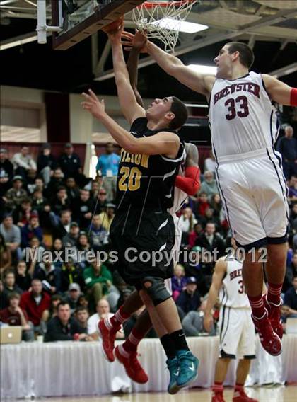 Thumbnail 1 in Brewster Academy vs. Tilton School (Spalding Hoophall Classic) photogallery.