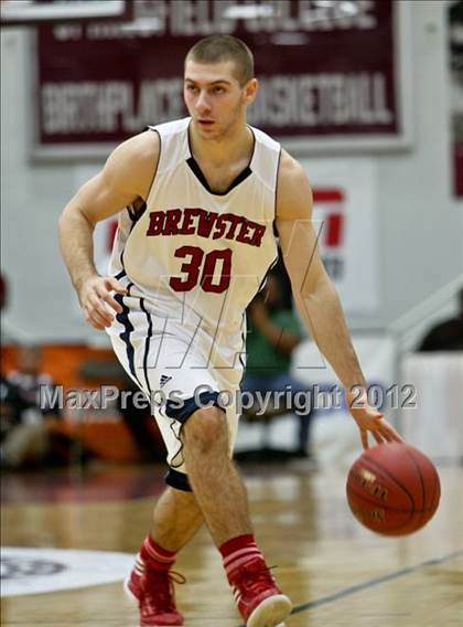 Thumbnail 3 in Brewster Academy vs. Tilton School (Spalding Hoophall Classic) photogallery.
