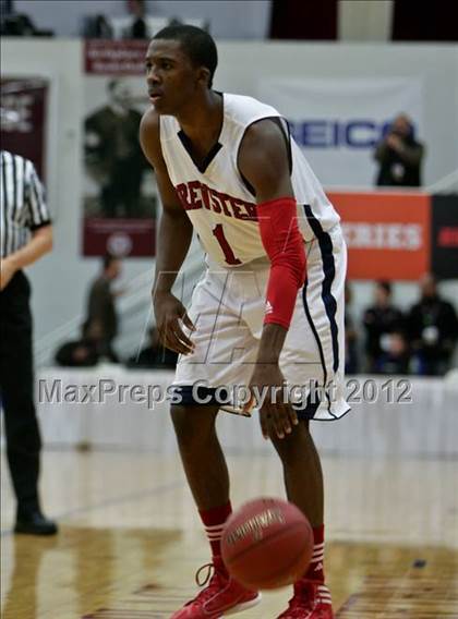 Thumbnail 3 in Brewster Academy vs. Tilton School (Spalding Hoophall Classic) photogallery.